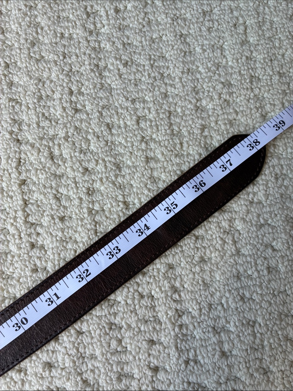 Roots Vintage Women’s Brown Genuine Leather Belt Made Canada 🇨🇦 Size 4 - Picture 9 of 10